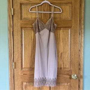 Van Raalte Light Brown Nylon Dress Slip